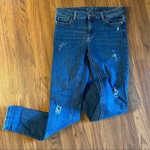 Zara distressed jeans size 6